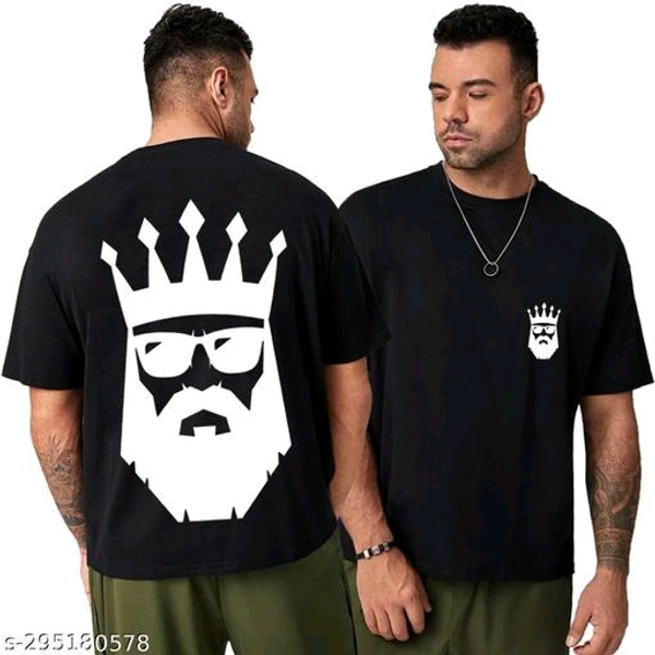 High Demand Luxfio Mens Back Print Cotton Tshirt (Pack of 1)Fabric: CottonSleeve Length: Short SleevesPattern: PrintedNet Quantity (N): 1Sizes:M, L, XL, XXLCountry of Origin: India