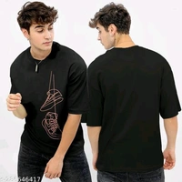 Helmont Men's Printed Round Black TshirtsFabric: Cotton BlendSleeve Length: Short SleevesPattern: PrintedNet Quantity (N): 1Sizes:S, M, L, XL, XXLCountry of Origin: India
