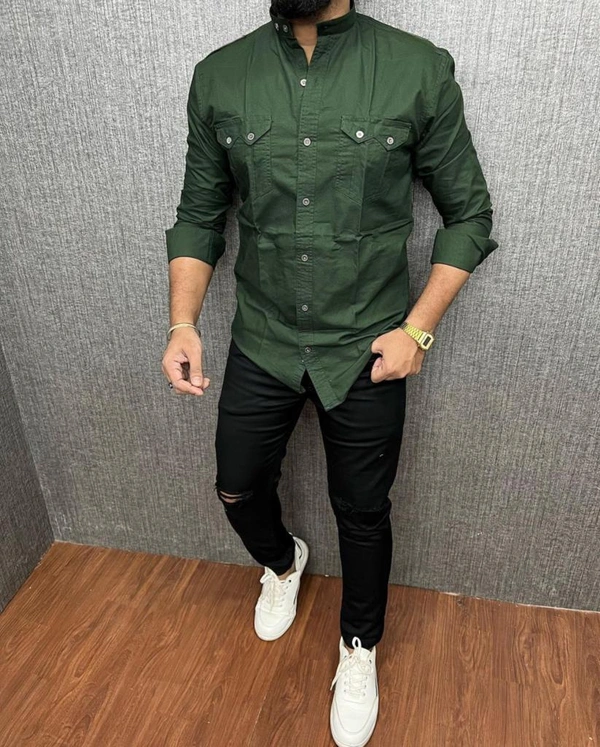 *Premium. Quality Ck Ban Collar Cotton Shirt Artical**BRAND:- Ck* *23k Showroom Article**Premium Quality Shirts**100% Cotton Shirts**Very Soft & Comfort Feel**4 Colours**Full Sleeves*Size : *M38 L40 XL42 XXL44*(Brand Standard Sizes)*Price : 💫 **Shipping Free ✌**Full Stock**350 Pcs Available in stock**See Video For Quality*Best Quality Guranteed
