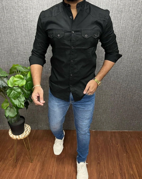*Premium. Quality Ck Ban Collar Cotton Shirt Artical**BRAND:- Ck* *23k Showroom Article**Premium Quality Shirts**100% Cotton Shirts**Very Soft & Comfort Feel**4 Colours**Full Sleeves*Size : *M38 L40 XL42 XXL44*(Brand Standard Sizes)*Price : 💫 **Shipping Free ✌**Full Stock**350 Pcs Available in stock**See Video For Quality*Best Quality Guranteed