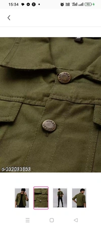 High Demand MENS JACKET  COLOR OLIVE GREEN  Fabric: Cotton BlendSleeve Length: Long SleevesPattern: SolidNet Quantity (N): 1Sizes:S (Length Size: 24 in) M (Length Size: 25 in) L (Length Size: 25 in) XL (Length Size: 26 in) Country of Origin: India