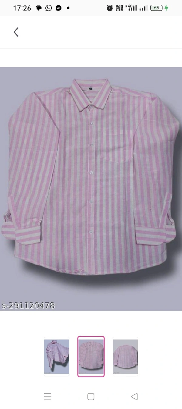 khadi cotton shirts.full.PATTAFabric: Khadi CottonSleeve Length: Long SleevesPattern: StripedNet Quantity (N): 1Sizes:M, L, XL, XXL, XXXLBEST QUALITY KHADI COTTON SHIRTS FOR MEN AND BOYS COMFORTABLE SIZE BEST CHOICE AND YOUR CHOICE..Country of Origin: India