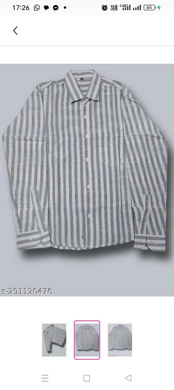 khadi cotton shirts.full.PATTAFabric: Khadi CottonSleeve Length: Long SleevesPattern: StripedNet Quantity (N): 1Sizes:M, L, XL, XXL, XXXLBEST QUALITY KHADI COTTON SHIRTS FOR MEN AND BOYS COMFORTABLE SIZE BEST CHOICE AND YOUR CHOICE..Country of Origin: India