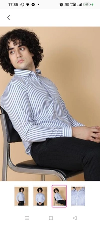 Men's Striped Regular  Fit Formal Shirt for Men with Spread CollarFabric: Cotton BlendSleeve Length: Long SleevesPattern: StripedNet Quantity (N): 1Sizes:M, L, XL, XXLStyle - Enhance your look by wearing this Casual Stylish Men's shirt, Team it with a pair of tapered denims Or Solid Chinos and Loafers for a fun S