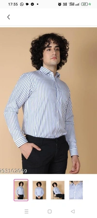 Men's Striped Regular  Fit Formal Shirt for Men with Spread CollarFabric: Cotton BlendSleeve Length: Long SleevesPattern: StripedNet Quantity (N): 1Sizes:M, L, XL, XXLStyle - Enhance your look by wearing this Casual Stylish Men's shirt, Team it with a pair of tapered denims Or Solid Chinos and Loafers for a fun S