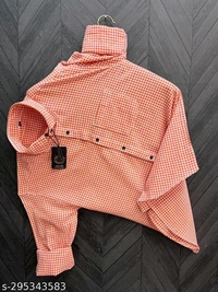 High Demand 002 KHADI COTTON SHIRT ORANGEFabric: Khadi CottonSleeve Length: Long SleevesPattern: PrintedNet Quantity (N): 1Sizes:M (Chest Size: 40 in) L (Chest Size: 42 in) XL (Chest Size: 44 in) XXL (Chest Size: 46 in) Country of Origin: India