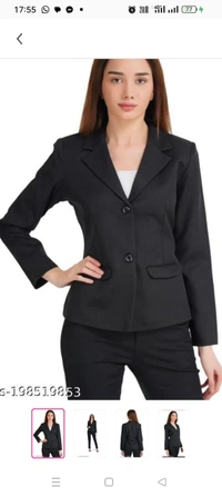 Women's Formal Blazer, Casual Blazer, Girl's Stylish Blazer, women's Stylish Blazer, Trendy Girl's Blazer, Trendy Women's Blazer Name: Women's Formal Blazer, Casual Blazer, Girl's Stylish Blazer, women's Stylish Blazer, Trendy Girl's Blazer, Trendy Women's Blazer Fabric: Cotton BlendSleeve Length: Long SleevesPattern: SolidNet Quantity (N): 1Size: S M L XL XXL