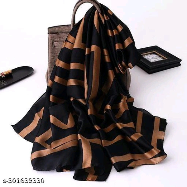 High Demand Scarfbybirds Scarf & StolesFabric: SilkPattern: PrintedNet Quantity (N): 1Premium Imitation Silk MaterialSizes: Free Size (Length Size: 1.8 m) Country of Origin: India