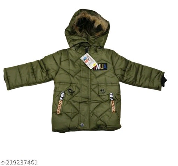 Baby Boys Kids Jacket & Coats With Hood 3 Years to 6 Years Name: Baby Boys Kids Jacket & Coats With Hood 3 Years to 6 Years Fabric: WoolSleeve Length: Long SleevesPattern: SolidNet Quantity (N): 1Sizes: 3-4 Years, 5-6 YearsCountry of Origin: India