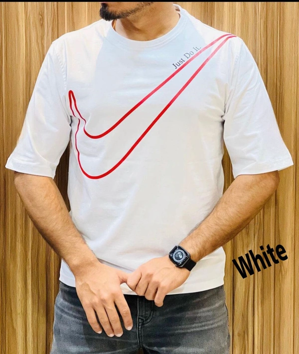 *Time To Premium Quality 💥**BRAND - NIKE just Do iT**DROP SHOLDER COTTON ROUND NECK T-SHIRT**10A QUALITY PRODUCT* *Fabric : PURE COTTON LYCRA FABRIC FULLY STRETCHABLE* 🧵*Size : M, L, XL,XXL   (STANDARD SIZES)**6 ULTIMATE COLOURS** FREE SHIP**Quality Fully Guaranteed 💐**CHECK VIDEO FOR QUALITY*