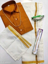 Catalog Name:*Tinkle Stylus Boys Clothing Sets*Top Fabric: SilkBottom Fabric: PolycottonTop Pattern: SolidBottom Pattern: SolidNet Quantity (N): SingleSizes: 0-1 Years, 1-2 Years, 2-3 Years, 3-4 Years, 4-5 Years, 5-6 Years, 6-7 Years, 7-8 Years, 8-9 Years, 9-10 YearsDispatch: 1 Day
