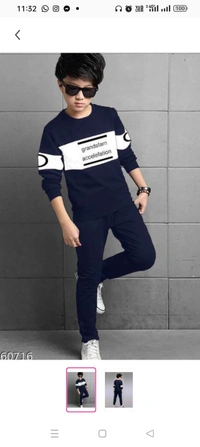  Tinkle Stylish Boys Top & Bottom SetsTop Fabric: Cotton BlendBottom Fabric: Cotton BlendSleeve Length: Long SleevesTop Pattern: PrintedBottom Pattern: SolidNet Quantity (N): SingleSizes:2-3 Years, 3-4 Years, 5-6 Years, 7-8 Years, 8-9 Years, 10-11 Years, 11-12 Years, 13-14 Years, 15-16 YearsThe set is ideal for various casual occasions, wheth