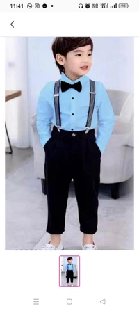 High Demand dungrees setTop Fabric: CottonBottom Fabric: Cotton PolyesterSleeve Length: Long SleevesTop Pattern: SolidBottom Pattern: SolidNet Quantity (N): SingleAdd-Ons: Bow TieSizes:0-3 Months, 0-6 Months, 3-6 Months, 6-9 Months, 6-12 Months, 9-12 Months, 12-18 Months, 18-24 Months, 0-1 Years, 1-2 Years, 2-3 Years, 3-4 YearsCountry of Origin: India