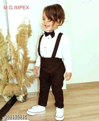 Modern Stylish Boys Top & Bottom SetsTop Fabric: Cotton BlendBottom Fabric: Cotton BlendSleeve Length: Long SleevesTop Pattern: SolidBottom Pattern: SolidNet Quantity (N): SingleSizes:0-1 Years, 1-2 Years, 2-3 Years, 3-4 Years, 4-5 YearsCountry of Origin: India