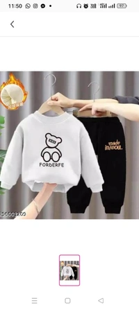 Best FK STAR - KIDS TADDY PRINT XISX FORDSERFE FULL T-SHIRT PANT (WHITE AND BLACK)Top Fabric: Hosiery CottonBottom Fabric: Hosiery CottonSleeve Length: Long SleevesTop Pattern: PrintedBottom Pattern: PrintedNet Quantity (N): SingleAdd-Ons: No Add OnsSizes:9-12 Months, 12-18 Months, 18-24 Months, 1-2 YearsFK