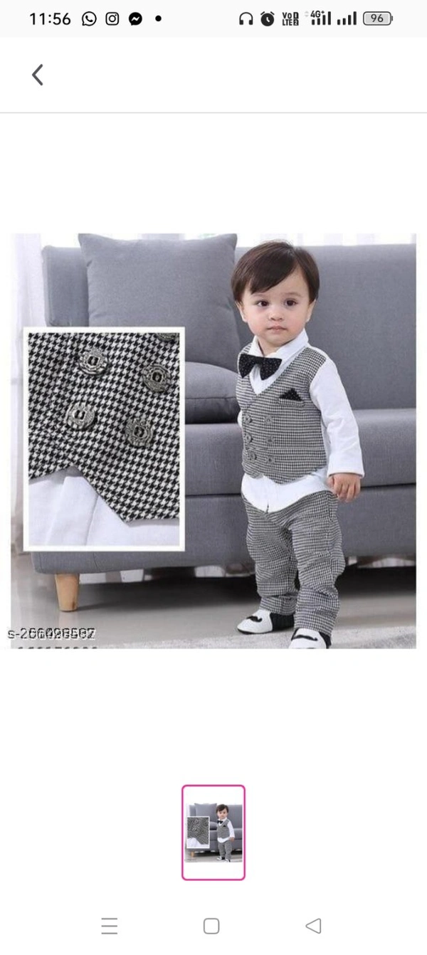  FANCY BOYS CLOTHINGFabric: Cotton BlendSleeve Length: Long SleevesPattern: PrintedNet Quantity (N): 1Sizes: 0-1 Years, 1-2 Years, 2-3 Years, 3-4 Years, 4-5 YearsCountry of Origin: India