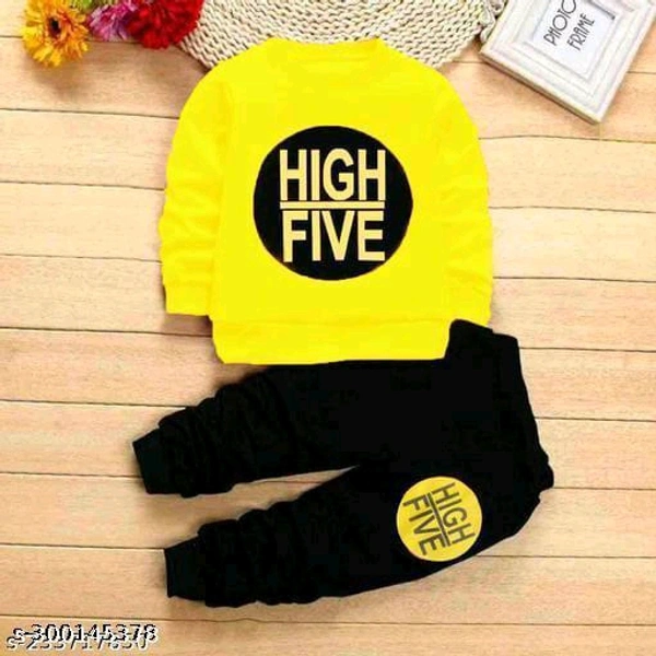  kids clothing setTop Fabric: CottonBottom Fabric: CottonSleeve Length: Long SleevesTop Pattern: PrintedBottom Pattern: PrintedNet Quantity (N): SingleAdd-Ons: No Add OnsSizes:0-1 Years, 1-2 Years, 2-3 Years, 3-4 Years, 4-5 Years, 5-6 YearsCountry of Origin: India