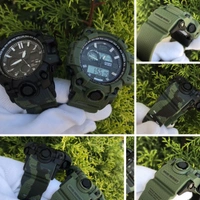 Due to very very very High Demand Restocked again**AAA Quality G-SHOCK Restocked Again**G-SHOCK**Original*  *model*.  # For Men. (Sport wear)# *case diameter 45mm.*# *case thickness 10.40 mm.*# Soft silicon Belt. (Transprant Belt)#Water Resistance:200m#7A High quality.  Feature-Working Dual Time & Date , stop watch , light & Alarm , stainless steel back , *Powerful Machinery* ,  fr