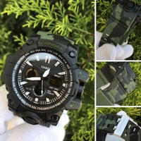 Due to very very very High Demand Restocked again**AAA Quality G-SHOCK Restocked Again**G-SHOCK**Original*  *model*.  # For Men. (Sport wear)# *case diameter 45mm.*# *case thickness 10.40 mm.*# Soft silicon Belt. (Transprant Belt)#Water Resistance:200m#7A High quality.  Feature-Working Dual Time & Date , stop watch , light & Alarm , stainless steel back , *Powerful Machinery* ,  fr
