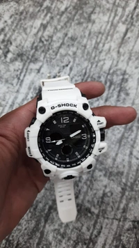 Due to very very very High Demand Restocked again**AAA Quality G-SHOCK Restocked Again**G-SHOCK**Original*  *model*.  # For Men. (Sport wear)# *case diameter 45mm.*# *case thickness 10.40 mm.*# Soft silicon Belt. (Transprant Belt)#Water Resistance:200m#7A High quality.  Feature-Working Dual Time & Date , stop watch , light & Alarm , stainless steel back , *Powerful Machinery* ,  fr