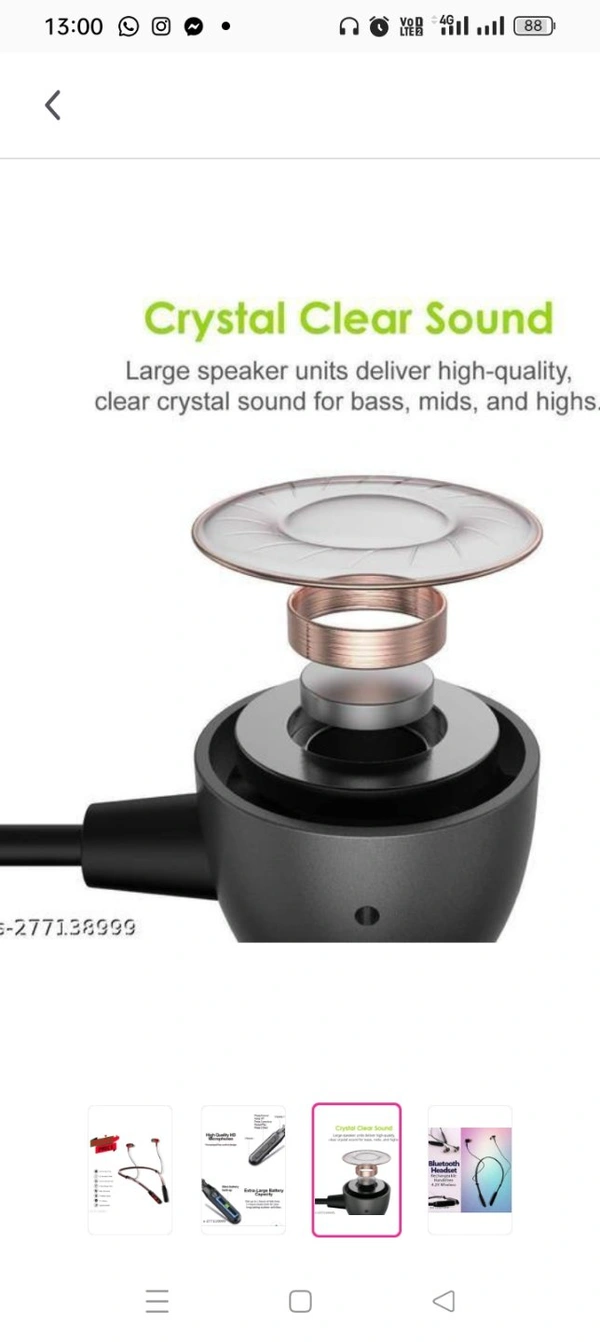 B11 Wireless Neckband Bluetooth Earphone Headset Earbud Portable Headphone Handsfree Sports Running Sweatproof Compatible for All Smartphones (Multicolour)Name: B11 Wireless Neckband Bluetooth Earphone Headset Earbud Portable Headphone Handsfree Sports Running Sweatproof Compatible for All Smartphones (Multicolour)Battery Charge Time: 1 HourBluetooth Range: 40mBluetooth Version: 5.