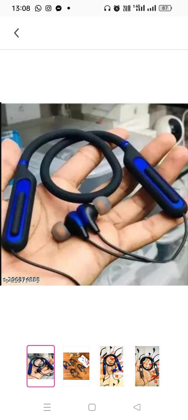 BULLET MAGNETIC NECKBAND TRENDY NEW NECKBAND CANCELLATION LONG BATTERY AFFORDABLE RATE COMFORTABLE ON NECK LEIGHT WEIGHT BLETOOTH HEADSET HEADPHONE EARPHONE WIRELESS*Name: BULLET MAGNETIC NECKBAND TRENDY NEW NECKBAND CANCELLATION LONG BATTERY AFFORDABLE RATE COMFORTABLE ON NECK LEIGHT WEIGHT BLETOOTH HEADSET HEADPHONE EARPHONE WIRELESS*Battery Charge Time: 1 HourBluetooth Range: 50