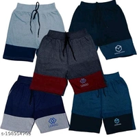 NET FOLDING 3/4 4PFabric: CottonPattern: PrintedNet Quantity (N): 4BOYS THREE FOURTH,KIDS THREE FOURTH,BOYS SHORTS,Are MADE UP OF 100% COTTON fabric, which have diffferent attractive prints with contrast side folding design which are extreamly comfortable for both boys and girls...,its available in 4 different colours...,elastic and drawcard are attached at wa
