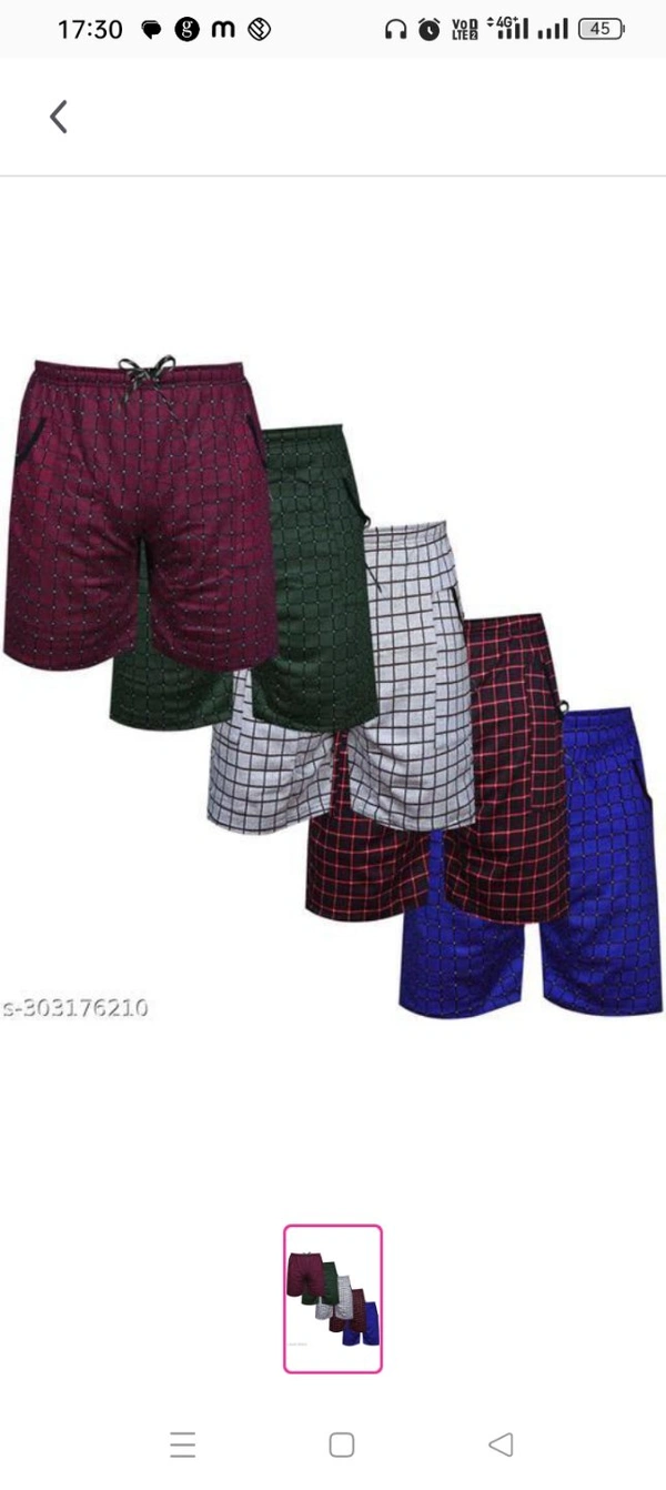 SASHWI cotton shorts - Pack of 5Fabric: CottonPattern: PrintedNet Quantity (N): 5COMFORT SHORTS FOR YOUR LITTLE ONESSizes: 2-3 Years, 3-4 Years, 4-5 Years, 5-6 Years, 6-7 Years, 7-8 Years, 8-9 Years, 9-10 Years, 10-11 Years, 11-12 Years, 12-13 Years, 13-14 Years, 14-15 Years, 15-16 YearsCountry of Origin: India