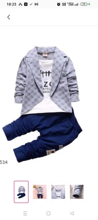 Stinity Boys and Girl Jacket with attached T-shirt and Pant Clothing Set for Girls wear and Boys wearTop Fabric: HosieryBottom Fabric: HosierySleeve Length: Long SleevesTop Pattern: PrintedBottom Pattern: SolidNet Quantity (N): SingleAdd-Ons: No Add OnsSizes:6-9 Months, 6-12 Mon