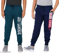  Boys Multicolor Cotton Trackpants & Joggers Pack Of 2Fabric: CottonPattern: PrintedNet Quantity (N): 2Sizes: 6-7 Years, 7-8 YearsCountry of Origin: India