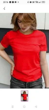 Urbane Fashionable Women Tshirts Name: Urbane Fashionable Women Tshirts Fabric: Cotton BlendSleeve Length: Short SleevesPattern: SolidNet Quantity (N): 1Sizes: S  M L  XL Origin: India