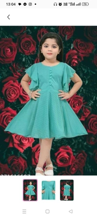 Princess Stylus Green Party Frock.Fabric: Cotton LinenSleeve Length: Short SleevesPattern: SolidNet Quantity (N): SingleSizes:12-18 Months, 18-24 Months, 1-2 Years, 2-3 Years, 3-4 Years, 4-5 Years, 5-6 Years, 6-7 Years, 7-8 Years, 8-9 Years, 9-10 Years, 10-11 Years, 11-12 YearsCountry of Origin: India