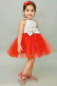 Westren Tie  Frocks & Dresses For Baby GirlsFabric: NetSleeve Length: SleevelessPattern: EmbellishedNet Quantity (N): SingleSizes:0-3 Months, 3-6 Months, 6-9 Months, 6-12 Months, 9-12 Months, 12-18 Months, 18-24 Months, 0-1 Years, 1-2 Years, 2-3 YearsCountry of Origin: India