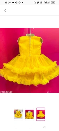 Beautiful party frockFabric: NetSleeve Length: SleevelessPattern: PrintedNet Quantity (N): SingleSizes:3-6 Months, 6-9 Months, 6-12 Months, 9-12 Months, 12-18 Months, 18-24 Months, 0-1 Years, 1-2 Years, 2-3 YearsCountry of Origin: India