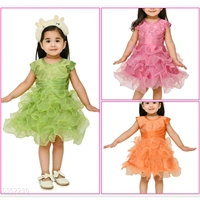 Party Weare baby girl frockFabric: NetSleeve Length: SleevelessPattern: EmbellishedNet Quantity (N): SingleSizes:3-6 Months, 6-9 Months, 6-12 Months, 9-12 Months, 12-18 Months, 18-24 Months, 0-1 Years, 1-2 YearsCountry of Origin: India
