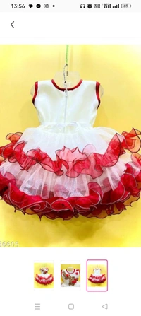 Beautiful baby girl dressFabric: NetSleeve Length: SleevelessPattern: EmbellishedNet Quantity (N): SingleSizes:3-6 Months, 6-9 Months, 6-12 Months, 9-12 Months, 12-18 Months, 18-24 Months, 1-2 Years, 2-3 YearsCountry of Origin: India