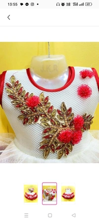 Beautiful baby girl dressFabric: NetSleeve Length: SleevelessPattern: EmbellishedNet Quantity (N): SingleSizes:3-6 Months, 6-9 Months, 6-12 Months, 9-12 Months, 12-18 Months, 18-24 Months, 1-2 Years, 2-3 YearsCountry of Origin: India