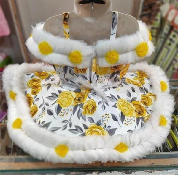 Beautiful Best Designer Baby Doll Frock Dress Daily casuals Baby Birthday Girl Gift ItemFabric: NetSleeve Length: SleevelessPattern: PrintedNet Quantity (N): SingleSizes:6-9 Months, 6-12 Months, 9-12 Months, 12-18 Months, 18-24 Months, 1-2 YearsBest Designer Baby Doll Frock Dress Daily casuals Baby Birthday Gir
