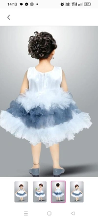 Modern Kids Western Dress WhiteFabric: NetSleeve Length: SleevelessPattern: EmbroideredNet Quantity (N): SingleSizes:6-12 Months (Length Size: 20 in) 12-18 Months (Length Size: 21 in) 18-24 Months (Length Size: 22 in) 2-3 Years (Length Size: 23 in) Kalpana Collection presents a beautiful White coloured frock. Suitable for western and party wear.Country of Origi