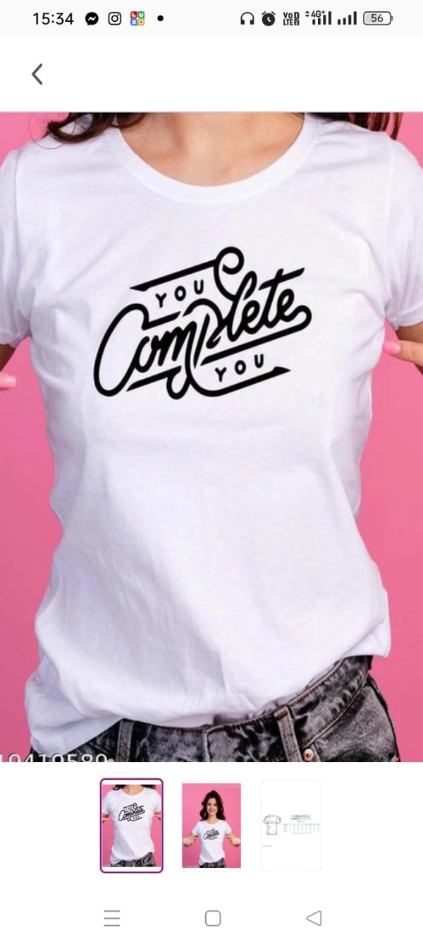 Digitally Graphic Printed High Quality Tshirt for Woman and Girl, latest fashion T-Shirt Combo, trendy women Tshirts, full Stylish Best Selling t-shirts for girls, tops, tshart, tshort, Sale Offer, Sell Discount t shirtsName: You Complete You Digitally Graphic Printed High Quality Tshirt for Woman and Girl, latest fashion T-Shirt Combo, trendy women Tshirts, full Sty