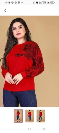 Modern Women Tshirts *Fabric: CottonSleeve Length: Long SleevesPattern: PrintedNet Quantity (N): 1Sizes:M L XL XXL 