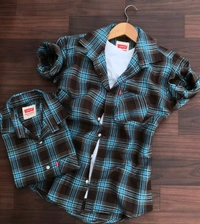 *Super Premium Quality LEVI'S Chk Shirt Article**Brand - LEVI'S**Full Sleeves chk shirts**10A Quality**3 DIFFERENT COLOURS**Super Premium Quality Chk Shirts**100% Original Soft Cotton Fabric* sizes *M38: L40: XL42: XXL44*  Free Ship/-* Full Stock *15-15-15 Sets available In stock**See Video For Quality Chk*👇