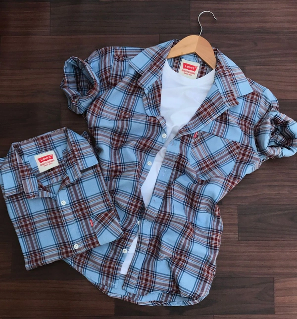 *Super Premium Quality LEVI'S Chk Shirt Article**Brand - LEVI'S**Full Sleeves chk shirts**10A Quality**3 DIFFERENT COLOURS**Super Premium Quality Chk Shirts**100% Original Soft Cotton Fabric* sizes *M38: L40: XL42: XXL44* Free Ship/-* Full Stock *15-15-15 Sets available In stock**See Video For Quality Chk*👇