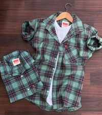 *Super Premium Quality LEVI'S Chk Shirt Article**Brand - LEVI'S**Full Sleeves chk shirts**10A Quality**3 DIFFERENT COLOURS**Super Premium Quality Chk Shirts**100% Original Soft Cotton Fabric* sizes *M38: L40: XL42: XXL44* Free Ship/-* Full Stock *15-15-15 Sets available In stock**See Video For Quality Chk*👇