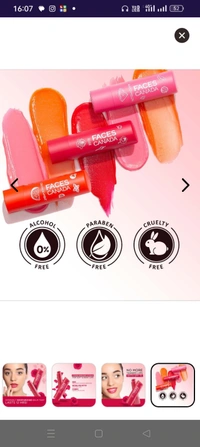 Faces Canada Color Balm | 12Hr Moisture For Dry, Chapped Lips | Vitamin E | Spf 15| Rose Petal Rose 03 (4.5 G) 