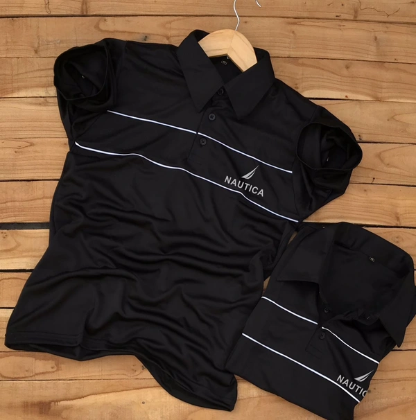 *Premium Quality Dry Fit Collar Tshirt M to XXL Artical**Brand -NAUTICA**Dry Fit Collar Tshirt**Premium Quality**Fabric -4 Way Lycra**Fully Stretchable Fabric**Regular & Comfort Fit**Size -M38,L40,XL42,XXL44**Free ship*Full StockNo Cancellation *See video for Quality chk*