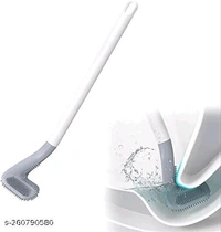 Home shoppy || Silicon Indian and Western Toilet Brush with Slim No-Slip Long Handle, Flex Toilet Brush Anti-Drip Set, 360 Deep Golf Head Brush Toilet - Bathroom Cleaning Brush And free 1 pc wall sticky Hook (Golf Shape Pack of 1)Name: Home shoppy || Silicon Indian and Western Toilet Brush with Slim No-Slip Long Handle, Flex Toilet Brush Anti-Drip Set, 360 Deep Golf Head Brush Toil