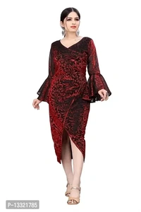 Myntra Women's New Fancy Trendy Delta V-Neck Full Sleeve Western Dress (Red) Size:-X-LargeSize: xl Color:  red Fabric:  delta Type:  dresses Style:  a-line Design Type:  a-lineWithin 6-8 business days However, to find out an actual date of delivery, please enter your pin code.• Product Material :-Delta• Color :- Red• Package Content :- 1 Western Dress• Size :-X-Large This Dress is 