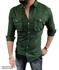 Stylish Cotton Long Sleeves Solid Cargo Shirthttps://myshopprime.com/collections/476414014