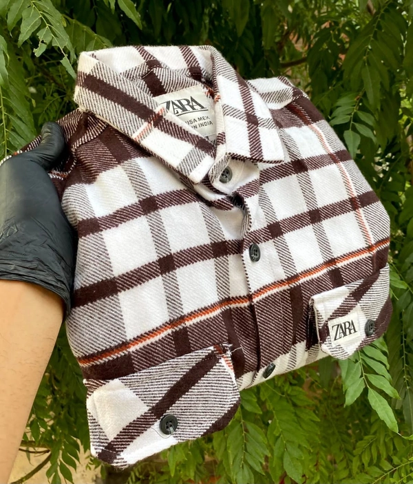 *BRAND - ZARA*Wollen shirtsLatest article of 2023 Welcome WINTERS Double pocket shirts Designer articleWoolen stuff  *BEST QUALITY* IMPORTED stuff *7aQuality ✅ Store Articles✅**CUSTOMER FULLY SATISFACTION😍👌**SIZE-  M(38) L(40) XL(42)* freeship* *Quality Fully Guaranteed*💯Weight 500-600 gram IMPORTED stuff very smooth and soft*BEST FOR PERSONAL USE*